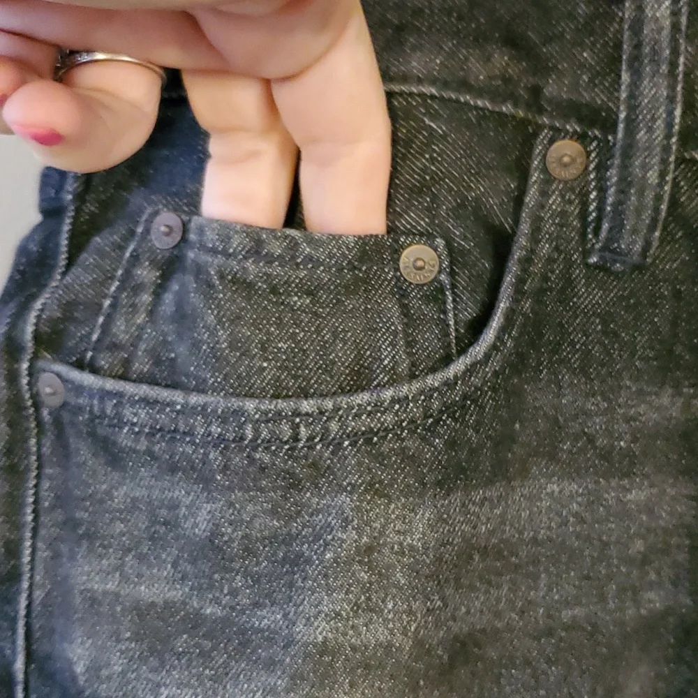 All Saints Switch Skinny Raw Hem Denim Shorts Size 32 NWT'S - Picture 5 of 13